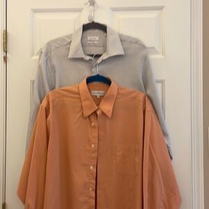 Calvin Klein and Harve Benard long sleeve shirts. Both size large